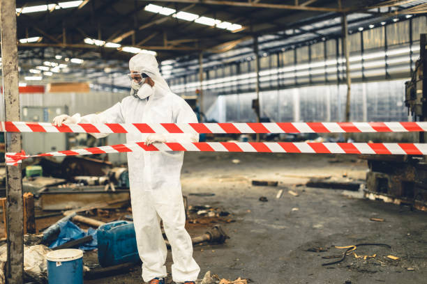 Professional Infectious Disease Decontamination technician working in Hood, CA